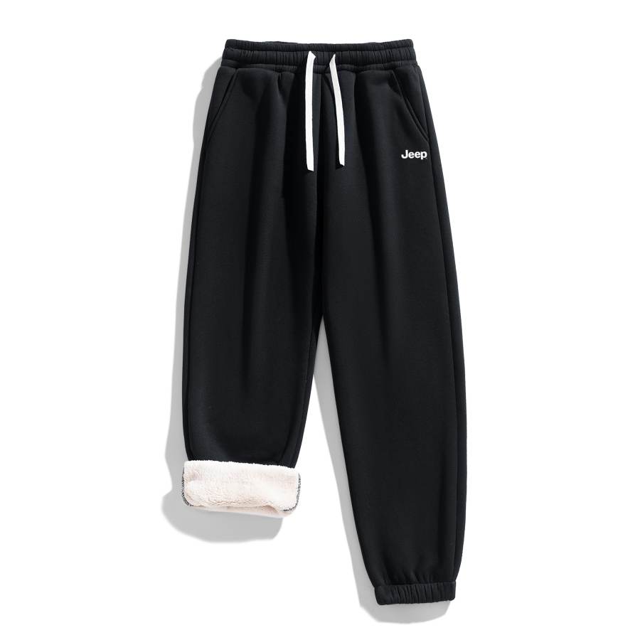 Jeep Jeep Knitted Sweatpants Unisex Thickened Sweatpants