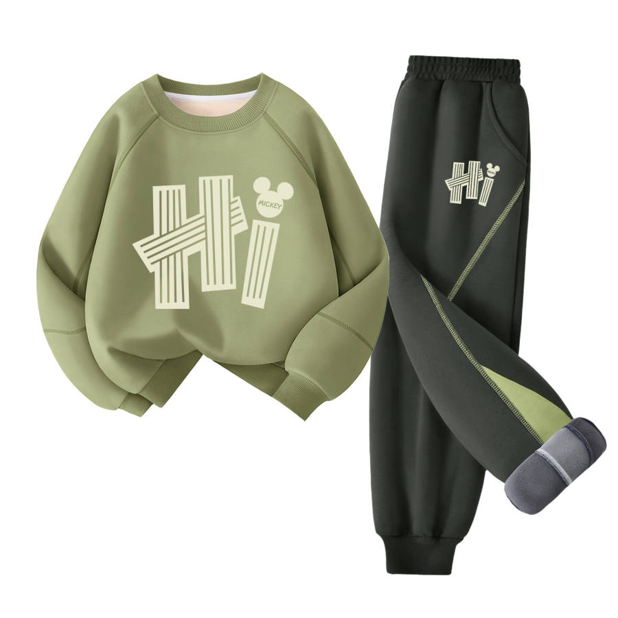 Disney Kids Casual Sportswear Crew Neck Moderate