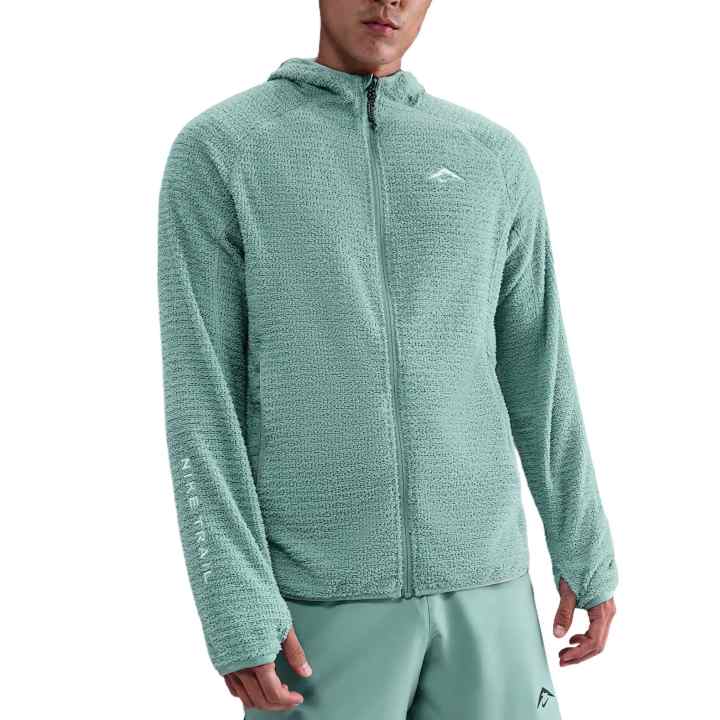 Nike Nike Dri Fit Trail Quick Dry Fleece Knitted Fabric Hooded Running Coat Men's