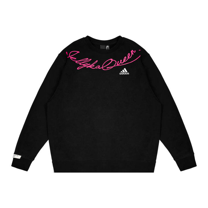 Adidas Adidas LABEL Sweatshirts Unisex Black Crew Neck Moderate Regular