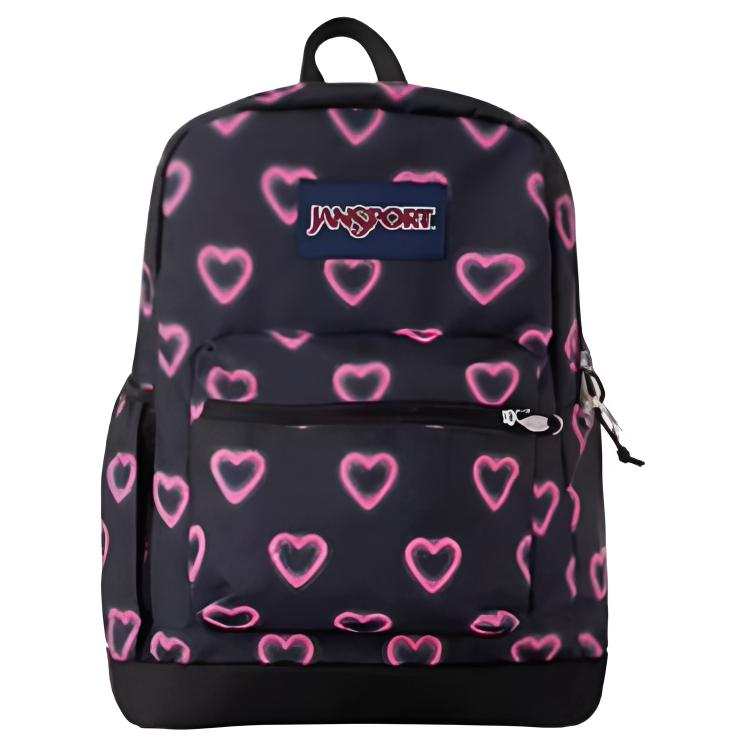 JanSport Fabric Backpack Unisex Dark Night Sweetheart
