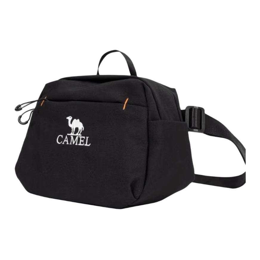 CAMEL Portable Crossbody Bag, Shoulder Bag Unisex Black