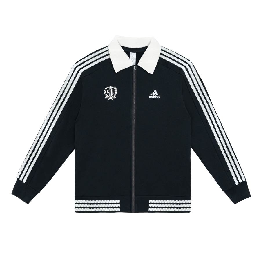Adidas Adidas Jackets Unisex Black Polo Collar Moderate Other