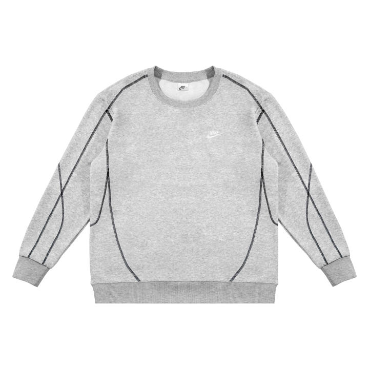 Nike Nike Sweatshirts Unisex Gray Crew Neck Thickened Regular