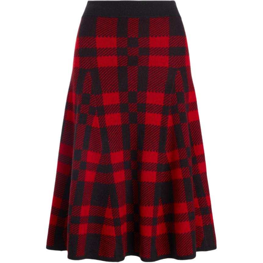Polo Ralph Lauren Knit Long Skirt Women's Red