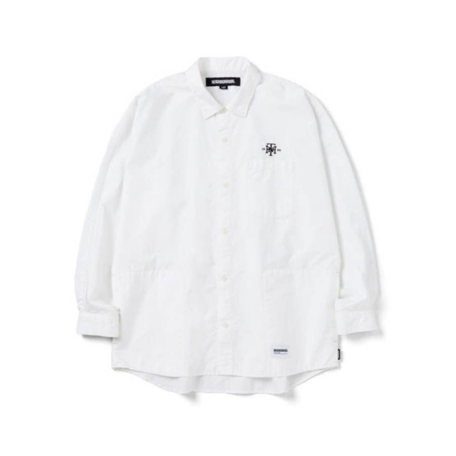 Neighborhood Trad logo-embroidered shirt