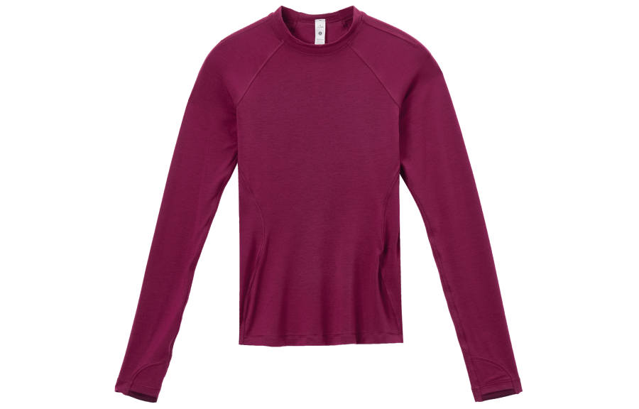 Lululemon Long Sleeve T Shirt Women's Dark Red