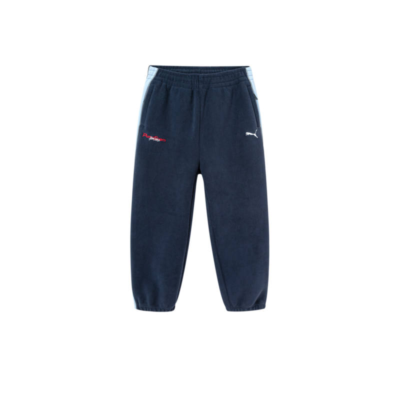 PUMA Knitted Sweatpants Fleece Lined Elastic Cuff Thermal Soft Skin Friendly Casual Kids'