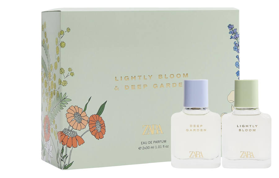 ZARA Gentle Garden Perfume Sets Eau De Parfum EDP Floral Scent 30ml+30ml