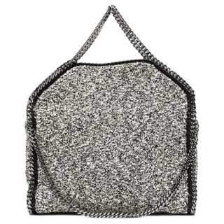 Stella McCartney Falabella Cotton With Polyester One Shoulder Handbag Small Women's Beige & White & Black