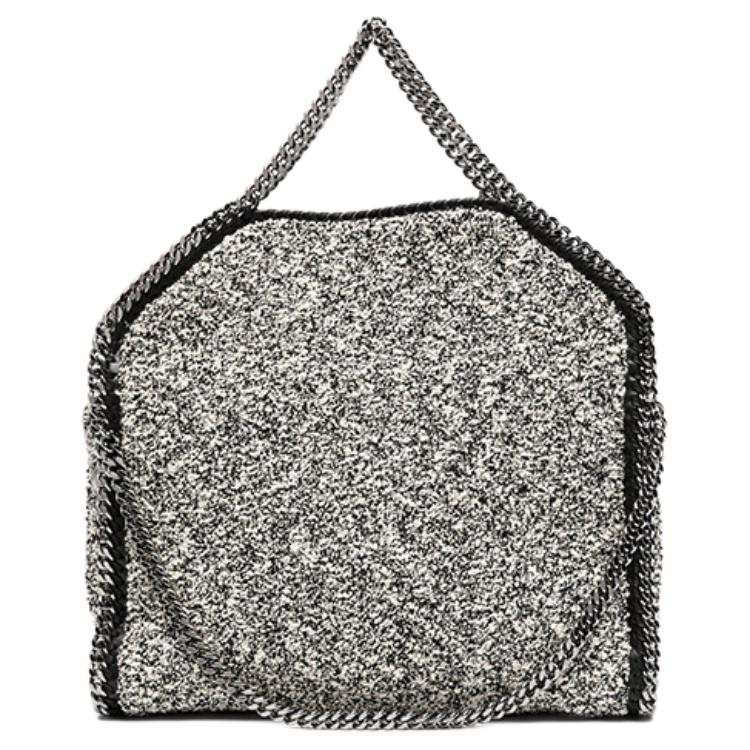 Stella McCartney Falabella Cotton With Polyester One Shoulder Handbag Small Women's Beige & White & Black