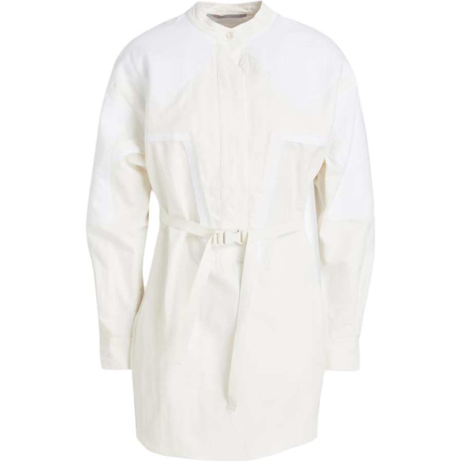 Stella McCartney Long Sleeved Dresses Women's White Crew Neck Moderate