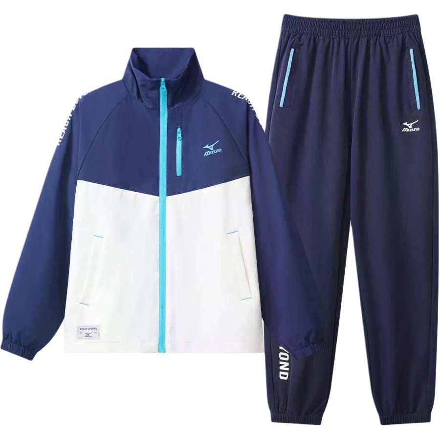 Mizuno Kids Casual Sportswear Stand Collar Moderate