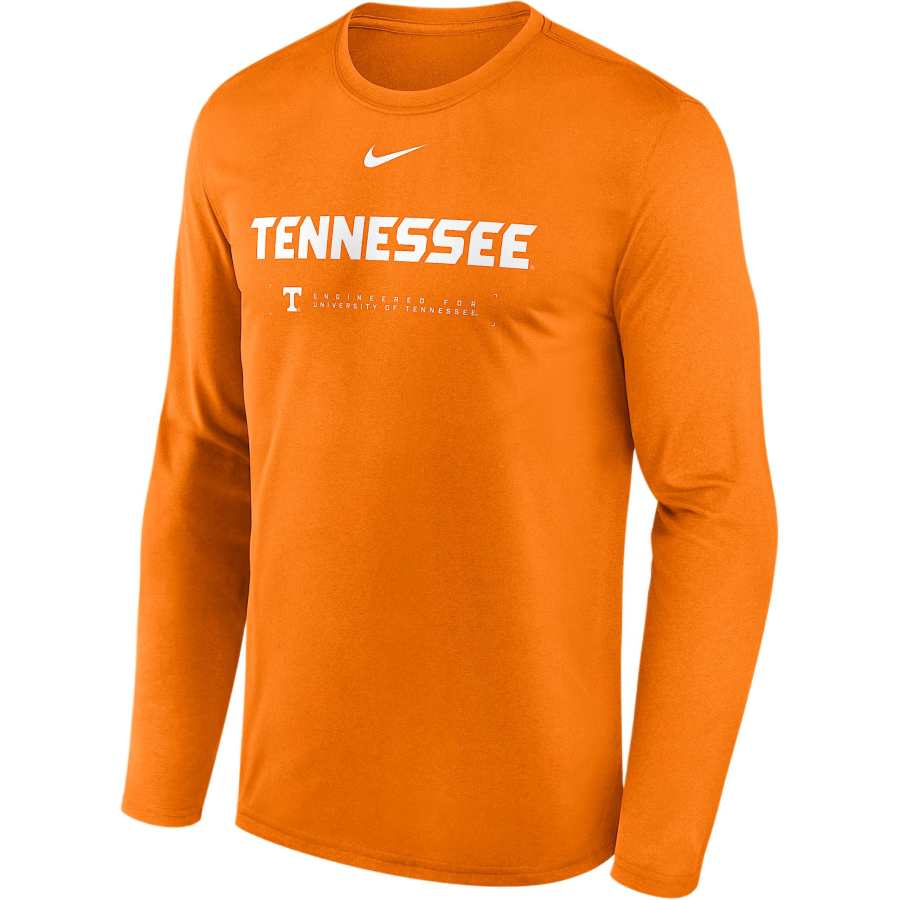 Nike Nike Tennessee Courtside Basketball Shootaround Legend Men's Nike Dri-FIT College Long-Sleeve T-Shirt