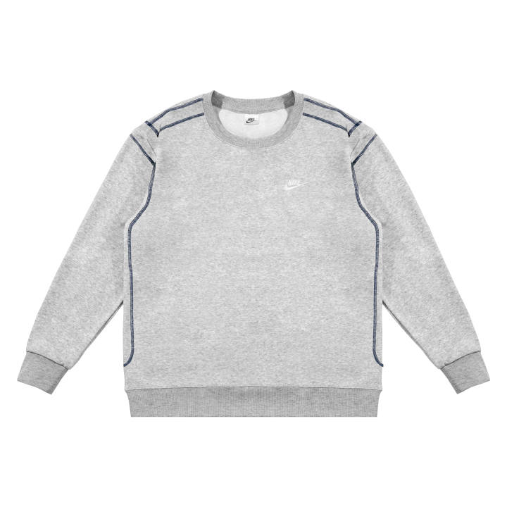 Nike Nike Sweatshirts Unisex Gray Crew Neck Thickened Regular