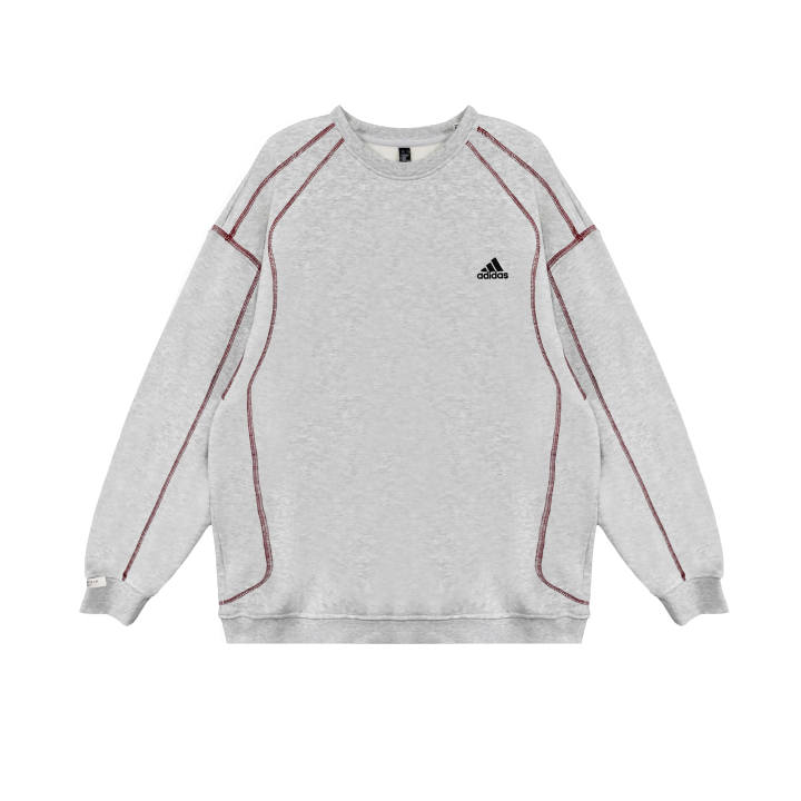 Adidas Adidas Sweatshirts Unisex Gray Crew Neck Thickened Regular