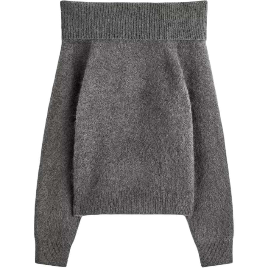 COS Sweaters Women's Gray Boat Neck Moderate Other