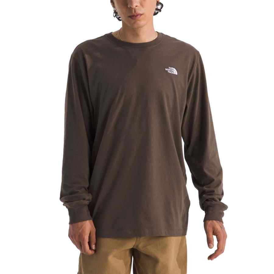 THE NORTH FACE T Shirts Men's Brown Crew Neck Moderate