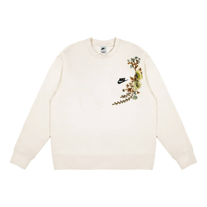 Nike Nike Sweatshirts Unisex White Crew Neck Moderate Regular
