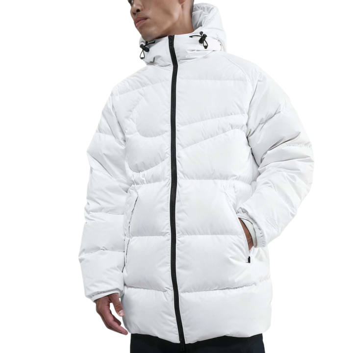 Nike Nike Therma Down Jackets Men's White Hooded Moderate