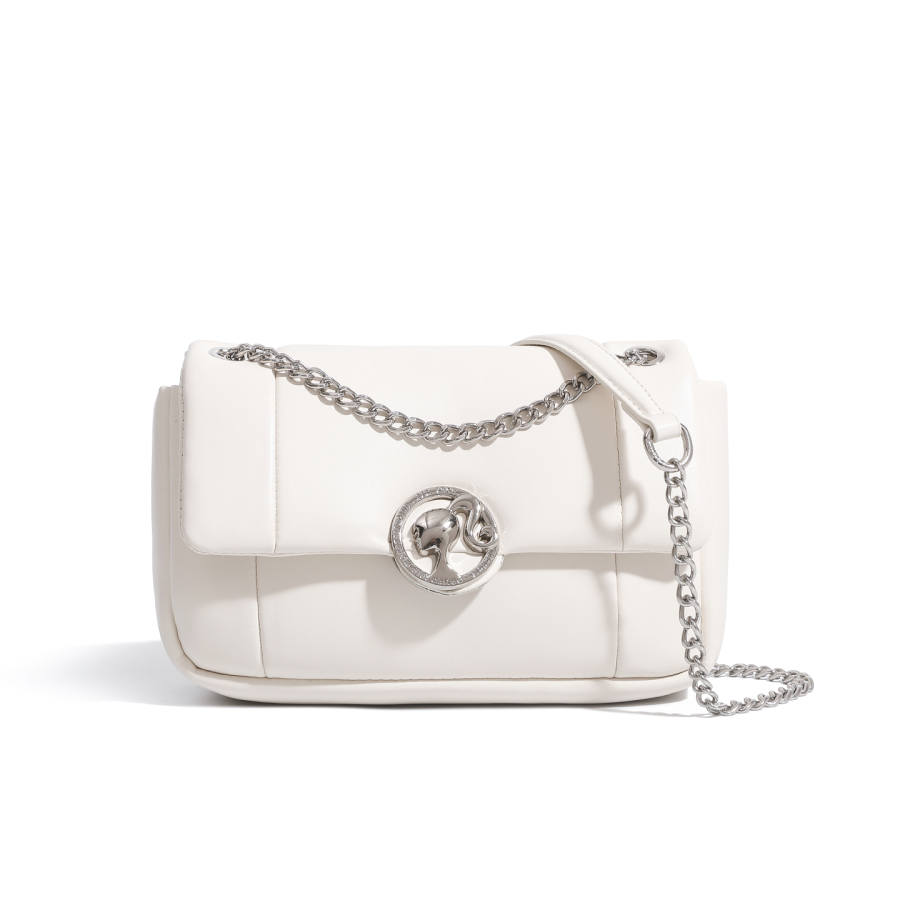 Barbie Synthetic Leather Shoulder Bag Women's Multicolor