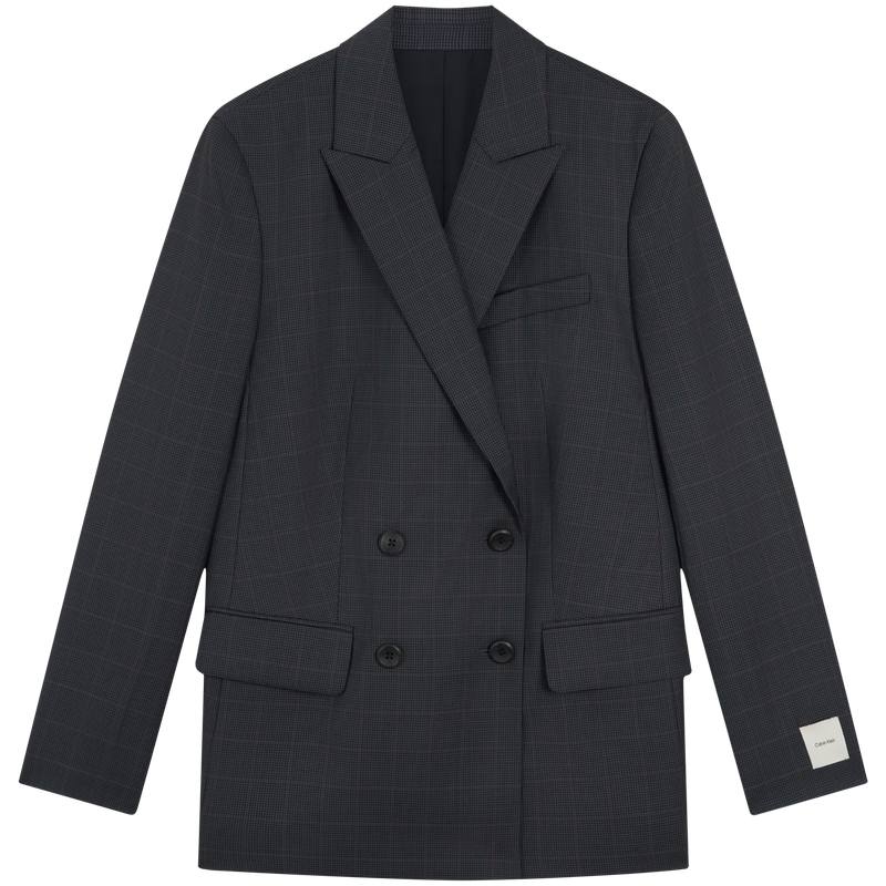 Calvin Klein Calvin Klein Double breasted Houndstooth Jacket