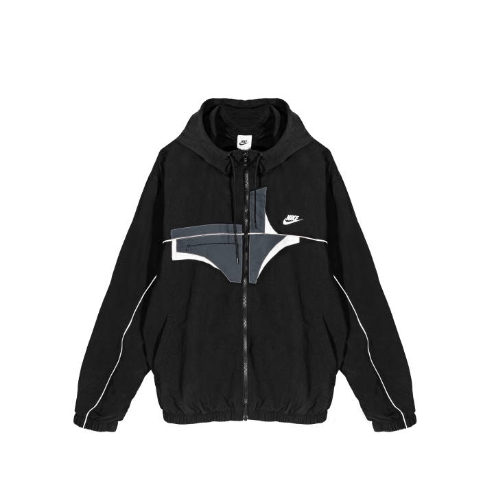 Nike Nike Jackets Unisex Black Hooded Moderate Other