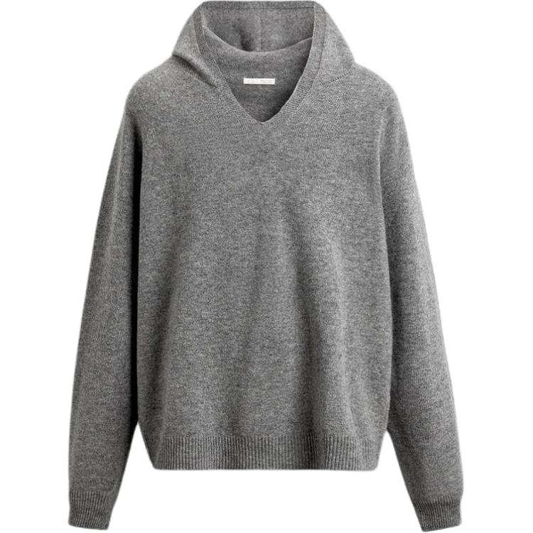 ZARA Knitwear Men's Zebra Print Gray Hooded Moderate Other
