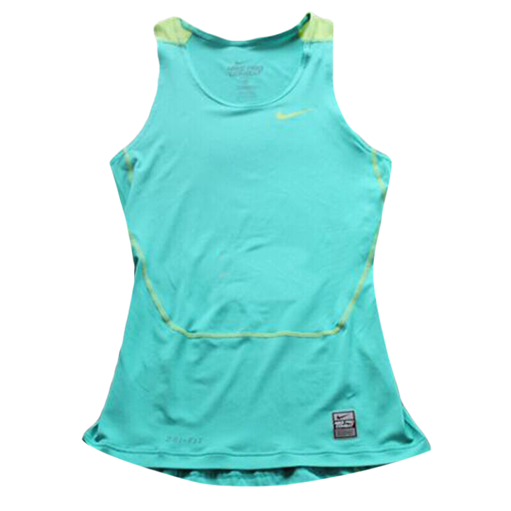 Nike Nike Pro Tank Tops Men's Turquoise Crew Neck Moderate Other