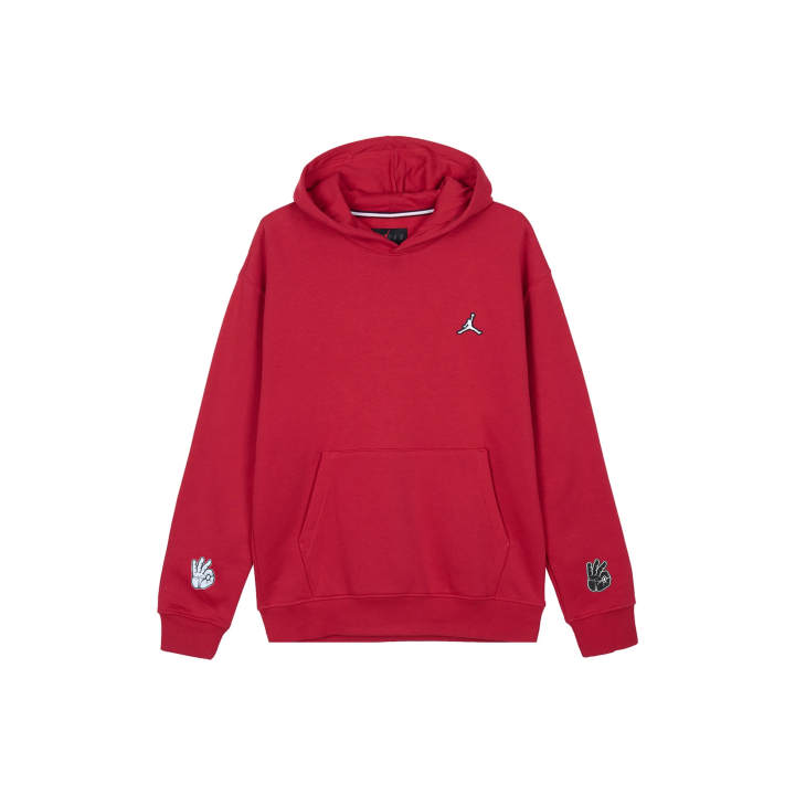 Jordan Jordan Sweatshirts Unisex Red Hooded Thickened Regular