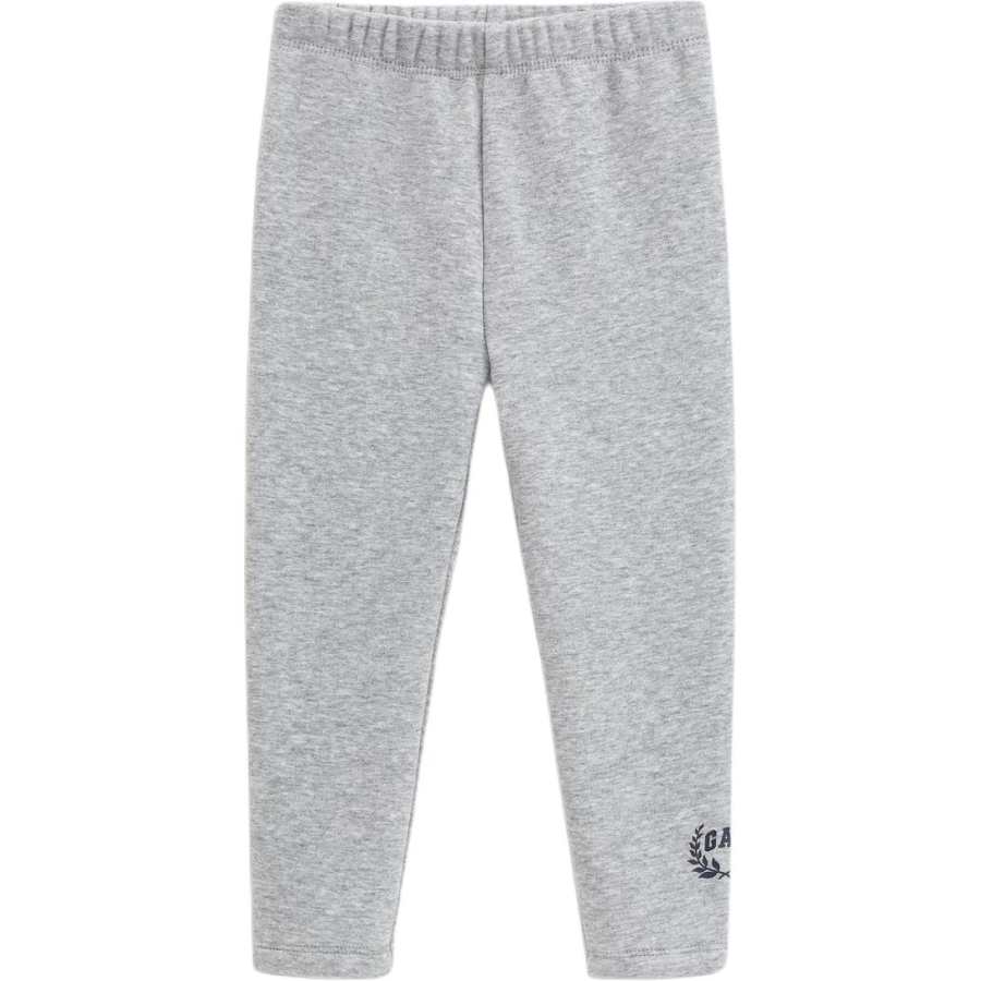 GAP Leggings Logo Cotton Lined Elastic Waistband Knitted Fabric Children Aged 3 7 Years Old