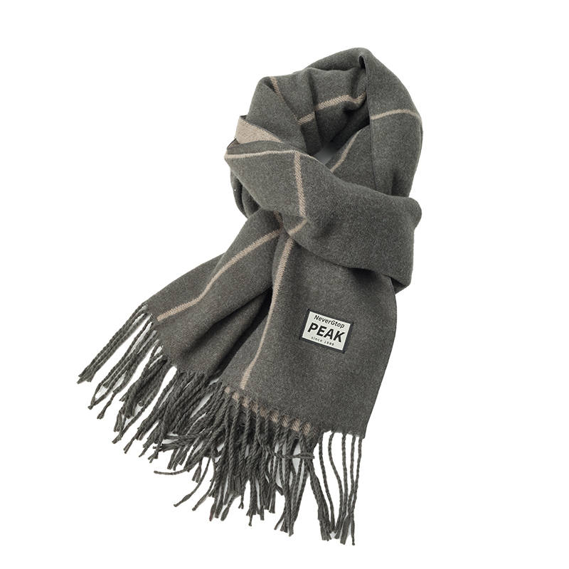PEAK PEAK Acrylic Knit Scarves Unisex