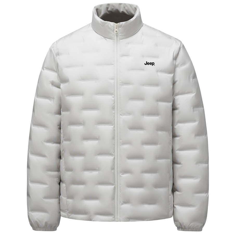 Jeep Jeep Down Jackets Unisex Stand Collar Lightweight Quilted Down Jacket