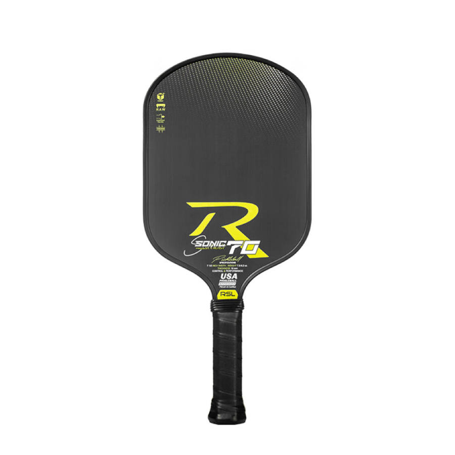 RSL Sonic70 Pickleball Paddles Carbon Fiber Polymer Unisex Black