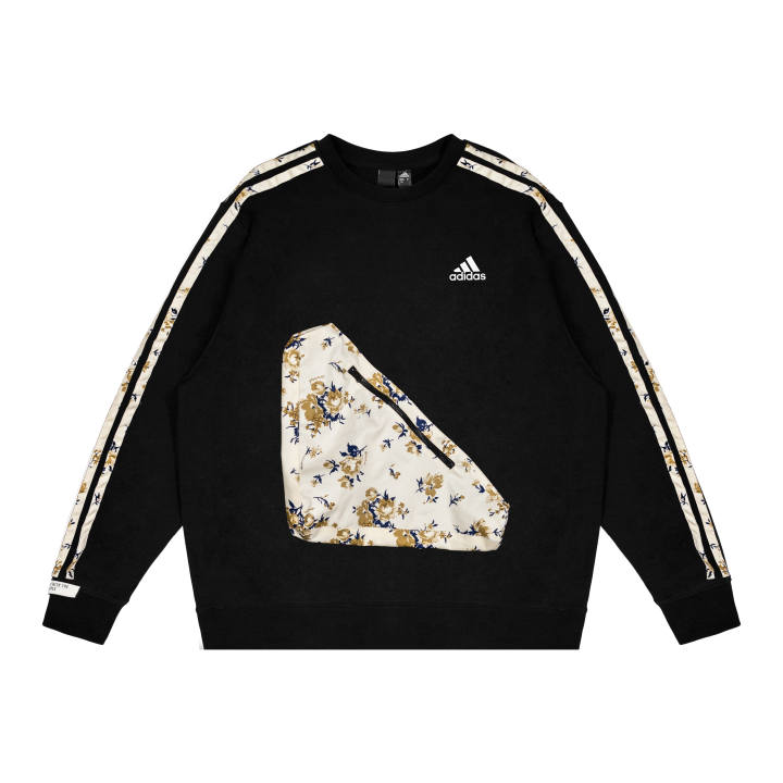 Adidas Adidas Sweatshirts Unisex Black Crew Neck Moderate Regular