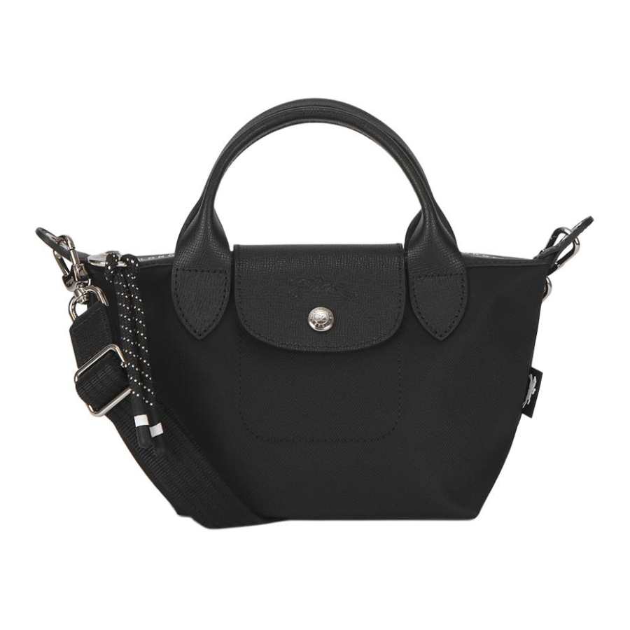 LONGCHAMP Le Pliage Energy Canvas Handbag Mini Women's Black