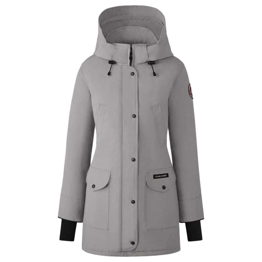 Canada Goose Trillium Down Jacket Parka Coat, Winter Women's Lime Gray