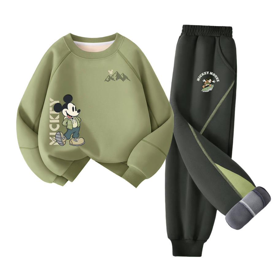 Disney Kids Casual Sportswear Crew Neck Moderate