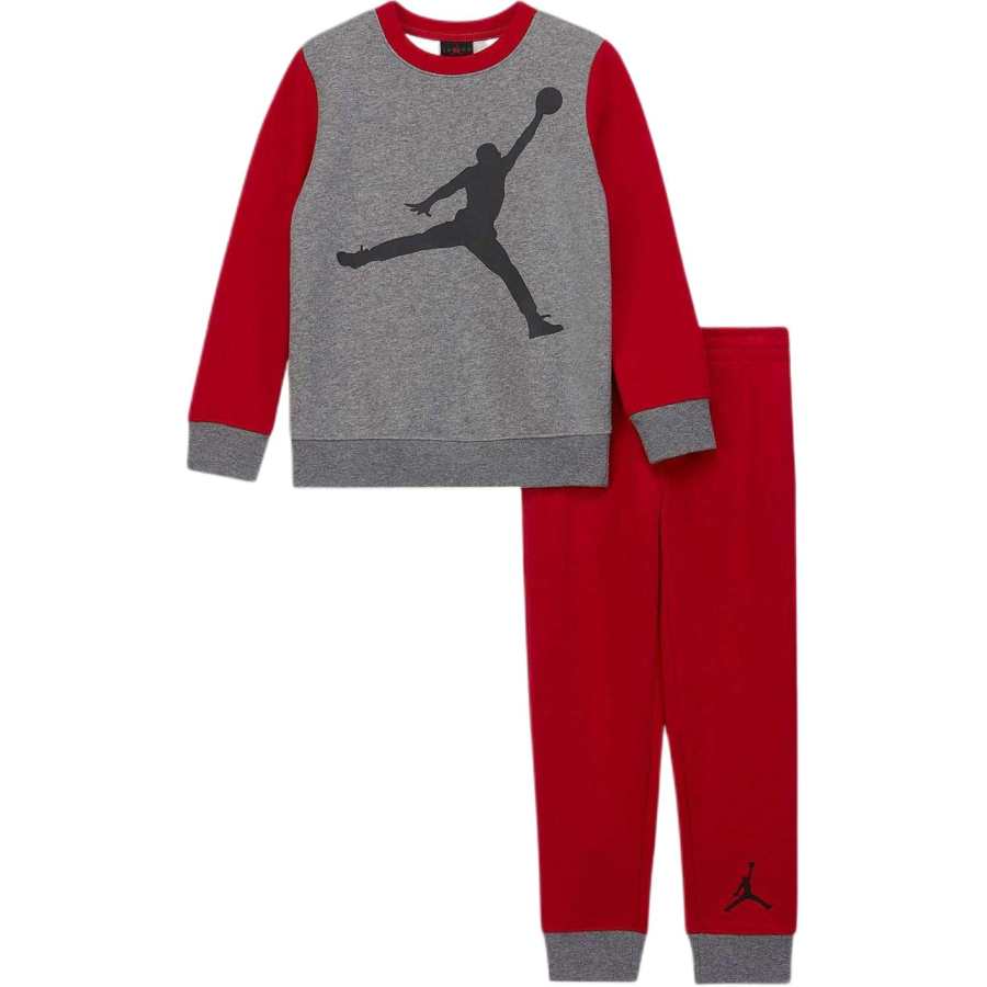Jordan Jordan Casual Sportswear Gray+Red Kids'