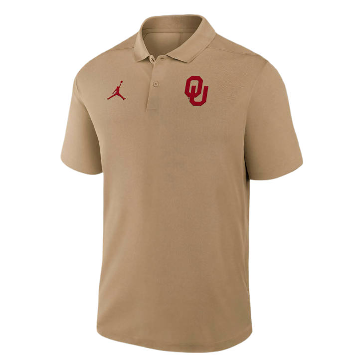 Jordan Jordan Oklahoma Primetime Victory Primary Logo Men's Jordan Brand Dri-FIT College Polo