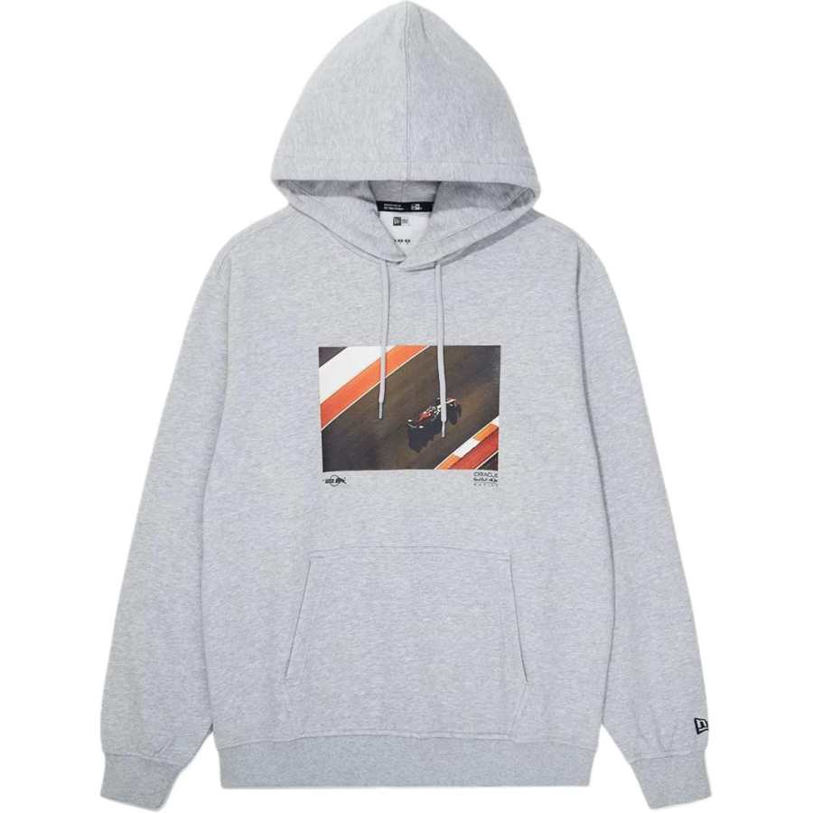 New Era Sweatshirts Unisex Heather Gray Hooded Non Detachable Moderate