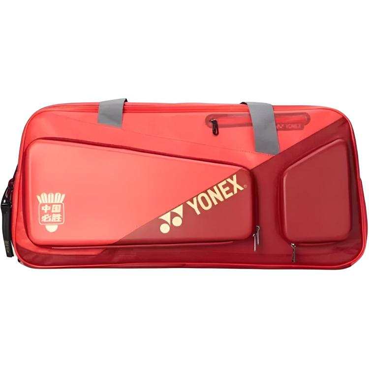 YONEX YONEX Artificial Leather Gym Bag Regular Unisex Red