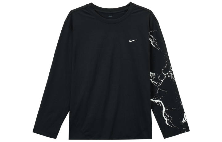 Nike Nike Sweatshirts Men's Black Crew Neck Moderate Regular