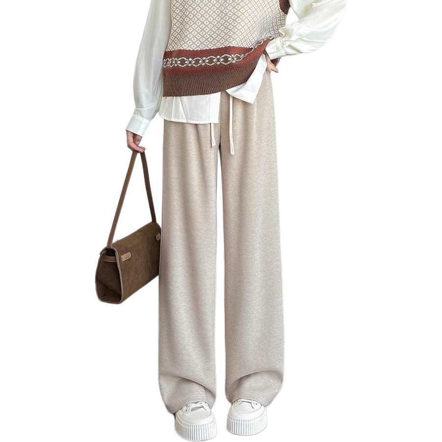 BALENO Casual Pants Women's Moderate Wide Leg Pants