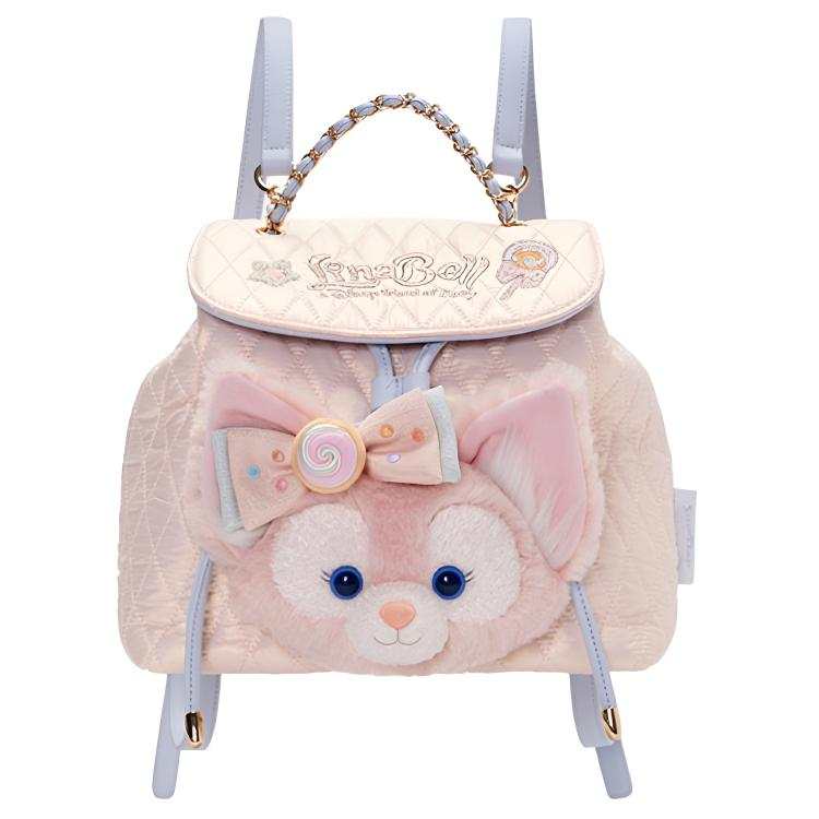 Disney Disney Polyester Artificial Leather Backpack Unisex Pink