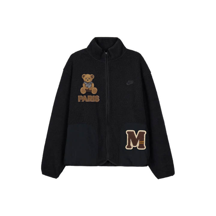 Nike Nike Velvet Jackets Men's Black Stand Collar Moderate