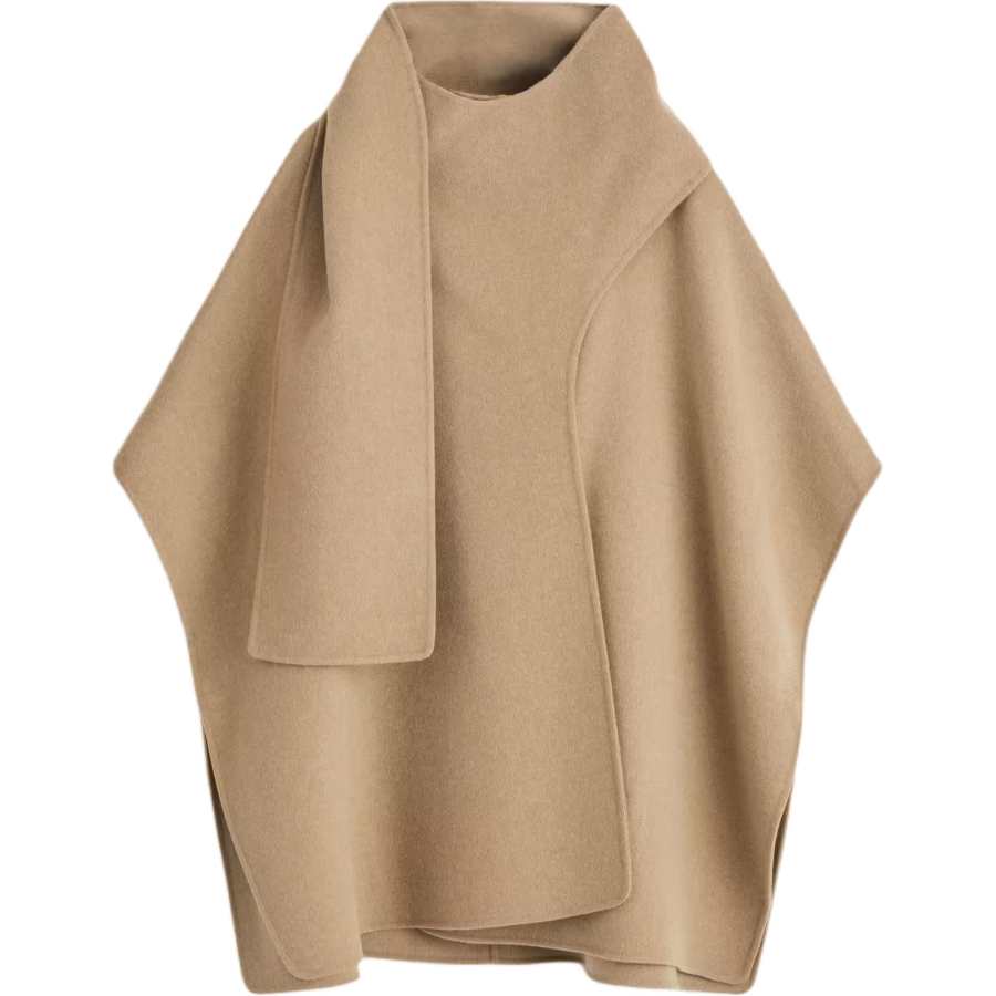 COS COS Cloaks Women's Light Umber Moderate