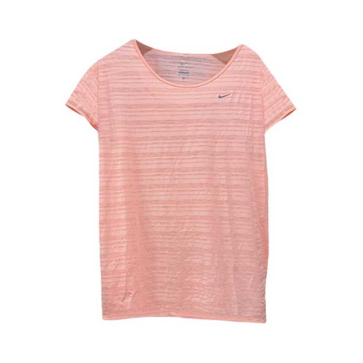 Nike Nike Dri Fit T Shirts Women's Pink Crew Neck Moderate Other