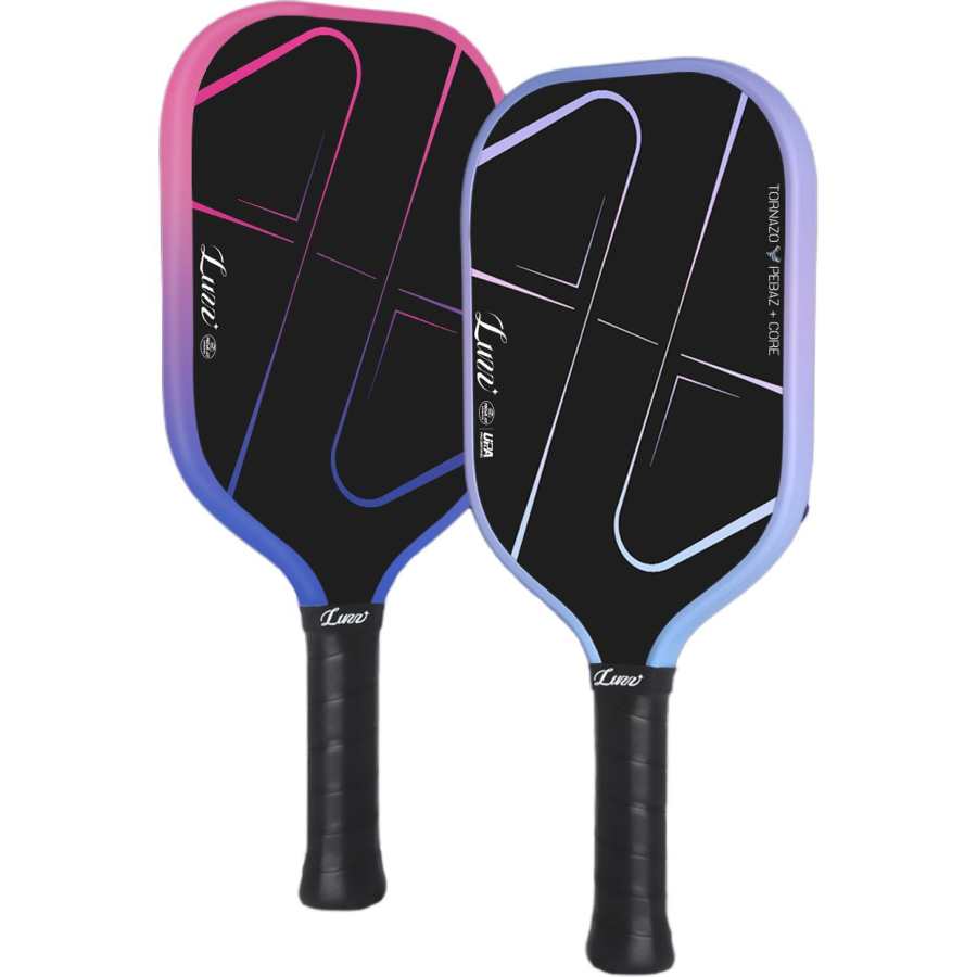 LUZZ PICKLE Pickleball Paddles Carbon Fiber Unisex Gradient Purple+Pink