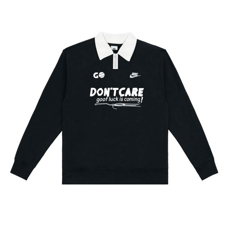 Nike Nike Sweatshirts Unisex Black Polo Collar Moderate